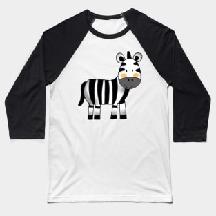 cute zebra cartoon Baseball T-Shirt